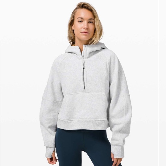 lululemon athletica Tops - Lululemon Scuba Oversized 1/2 Zip Hoodie